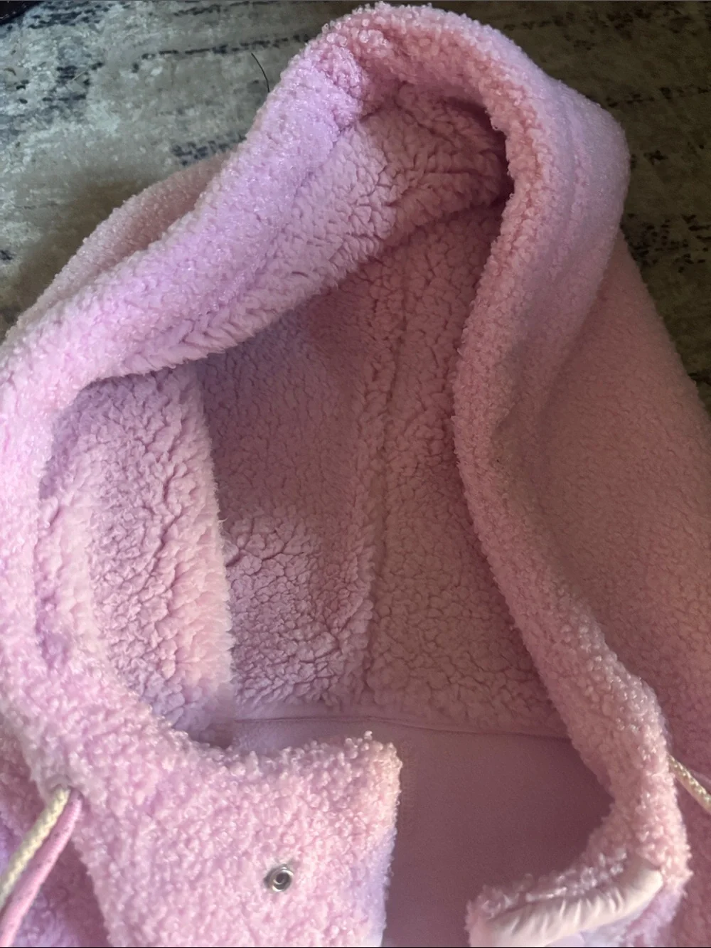 Free people movement Cozy Pink Hooded Fleece Pullover Sweater